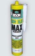 Клей полиуретановый тиксотропный прозрачный Bison PU Timber Max Transparent туба 310мл.